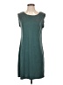 Sigrid Olsen Solid Teal Casual Dress Size S - photo 1