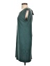 Sigrid Olsen Solid Teal Casual Dress Size S - photo 5