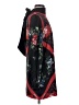 Alexander McQueen 100% Silk Red Black Long Sleeve Silk Top Size EU (IT) 38 / US 2 - photo 4