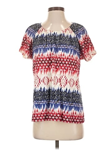 Karen Scott Short Sleeve Blouse (view 1)