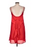 Everly 100% Polyester Solid Red Casual Dress Size L - photo 2