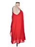 Everly 100% Polyester Solid Red Casual Dress Size L - photo 4