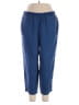 Purejill Solid Blue Casual Pants Size XL Petite - photo 1