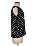 Ann Taylor LOFT 100% Polyester Black Sleeveless Blouse Size M - photo 4