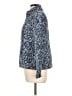 DressBarn Print Blue Jacket Size L - photo 5