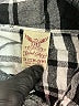 Faded Glory Plaid Black Long Sleeve Button-Down Shirt Size 22 - 24 - photo 7