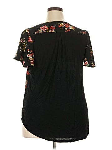 Tempted Hearts Short Sleeve Blouse (view 2)