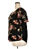 Tempted Hearts Floral Black Short Sleeve Blouse Size 2X - photo 5