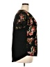 Tempted Hearts Floral Black Short Sleeve Blouse Size 2X - photo 4