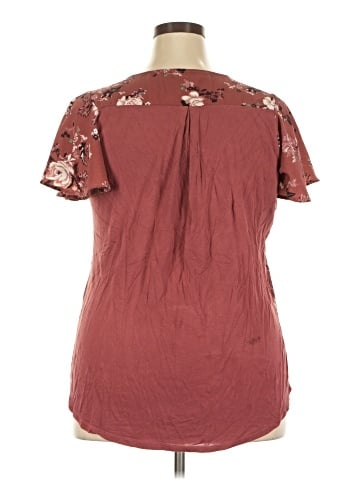 Tempted Hearts Short Sleeve Blouse (view 2)
