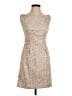 Aidan Mattox 100% Polyester Tan Cocktail Dress Size 2 - photo 1