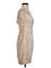 Aidan Mattox 100% Polyester Tan Cocktail Dress Size 2 - photo 4