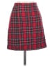 Brandy Melville Plaid Red Casual Skirt Size S - photo 1