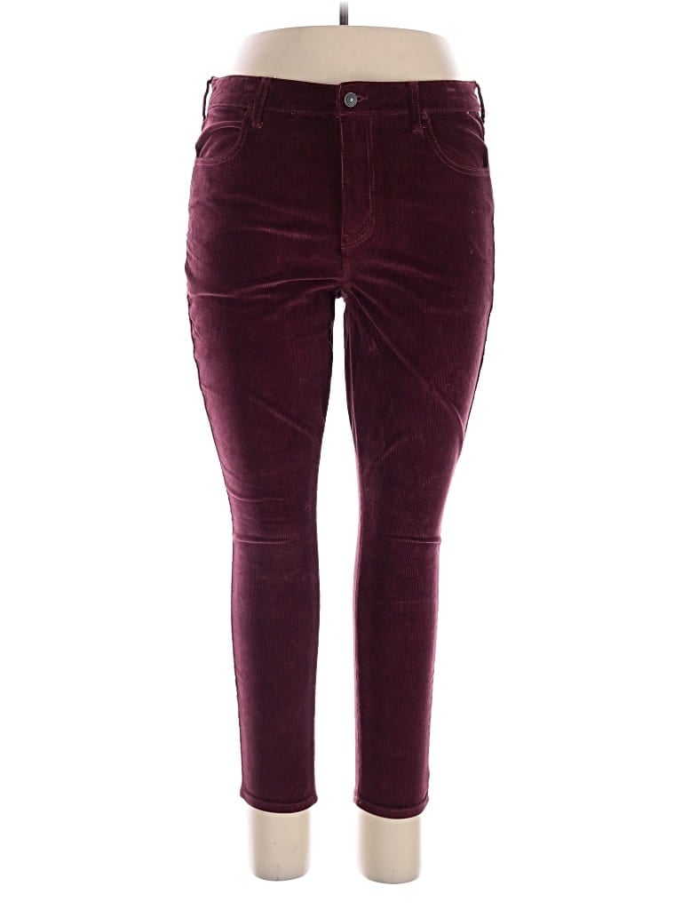 American Eagle Outfitters Casual Pants In Burgundy