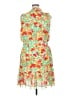 CAbi 100% Polyester Floral Orange Casual Dress Size XL - photo 2