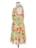 CAbi 100% Polyester Floral Orange Casual Dress Size XL - photo 5