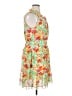 CAbi 100% Polyester Floral Orange Casual Dress Size XL - photo 4