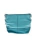 Coach 100% Leather Graphic Solid Blue Teal Leather Shoulder Bag One size - photo 3