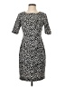 Talbots Animal Print Gray Casual Dress Size 2 - photo 1