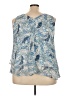 Lane Bryant 100% Polyester Blue Tank Top Size 22 - photo 2