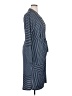 Nine West Stripes Blue Casual Dress Size XL - photo 4