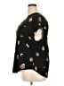 Torrid 100% Rayon Black Short Sleeve Blouse Size 2X Plus (2) - photo 5