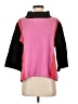 Fate Color Block Pink Pullover Sweater Size S - photo 1