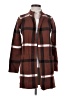 Tahari Plaid Brown Coat Size S - photo 1