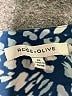 Rose + Olive 100% Polyester Blue 3/4 Sleeve Blouse Size 2X - photo 7