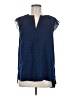 Rebecca Taylor 100% Silk Blue Sleeveless Silk Top Size 6 - photo 1