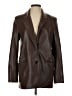 Zara 100% Polyurethane Brown Blazer Size XS - photo 1