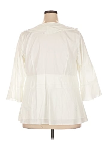 Jessica London 3/4 Sleeve Blouse (view 2)