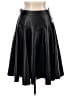 Monroe and Main Solid Black Faux Leather Skirt Size 16 - photo 1