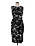 En Focus Studio 100% Polyester Graphic Black Cocktail Dress Size 8 - photo 1