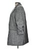 H&M 100% Polyester Chevron-herringbone Gray Blazer Size L - photo 5