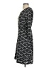 ECI 100% Polyester Argyle Gray Casual Dress Size 4 - photo 5
