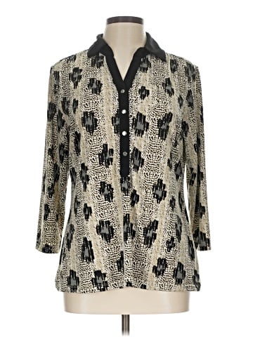 Cato 3/4 Sleeve Blouse (view 1)