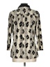 Cato Animal Print Ivory 3/4 Sleeve Blouse Size L - photo 2