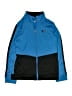 Under Armour 100% Polyester Color Block Blue Track Jacket Size M (youth) - photo 1