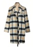 wren 100% Polyester Plaid Gray Coat Size L - photo 1