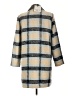 wren 100% Polyester Plaid Gray Coat Size L - photo 2