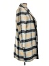 wren 100% Polyester Plaid Gray Coat Size L - photo 4