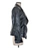 St. John 100% Leather Black Leather Jacket Size 8 - photo 4