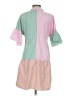 AndTheWhy 100% Polyester Color Block Pink Casual Dress Size S - photo 2