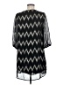 Everly 100% Polyester Chevron-herringbone Black Casual Dress Size M - photo 2