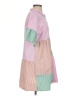 AndTheWhy 100% Polyester Color Block Pink Casual Dress Size S - photo 4