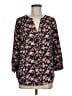 dalia Blue 3/4 Sleeve Blouse Size M - photo 1