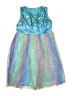 Unbranded 100% Polyester Blue Dress Size 160 cm / US 14 - photo 1