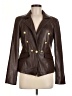 Central Park West 100% Polyurethane Brown Blazer Size M - photo 1
