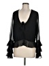 Tularosa 100% Polyester Black 3/4 Sleeve Blouse Size M - photo 1
